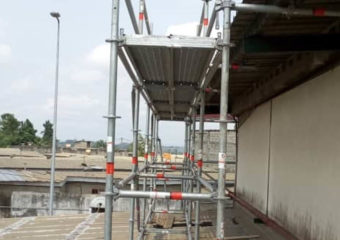 Demo and Introduction of Layher Multidirectional Scaffolding system to SIR Abidjan Ivory Coast by SafEchaf and Layher