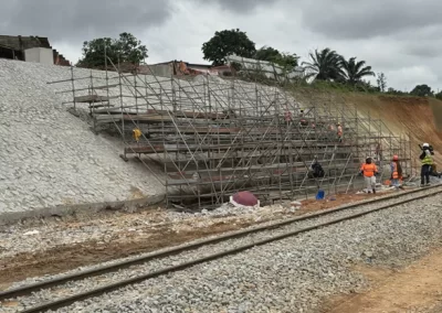 Part 4 Masonry walls Abidjan Metro for SICMA
